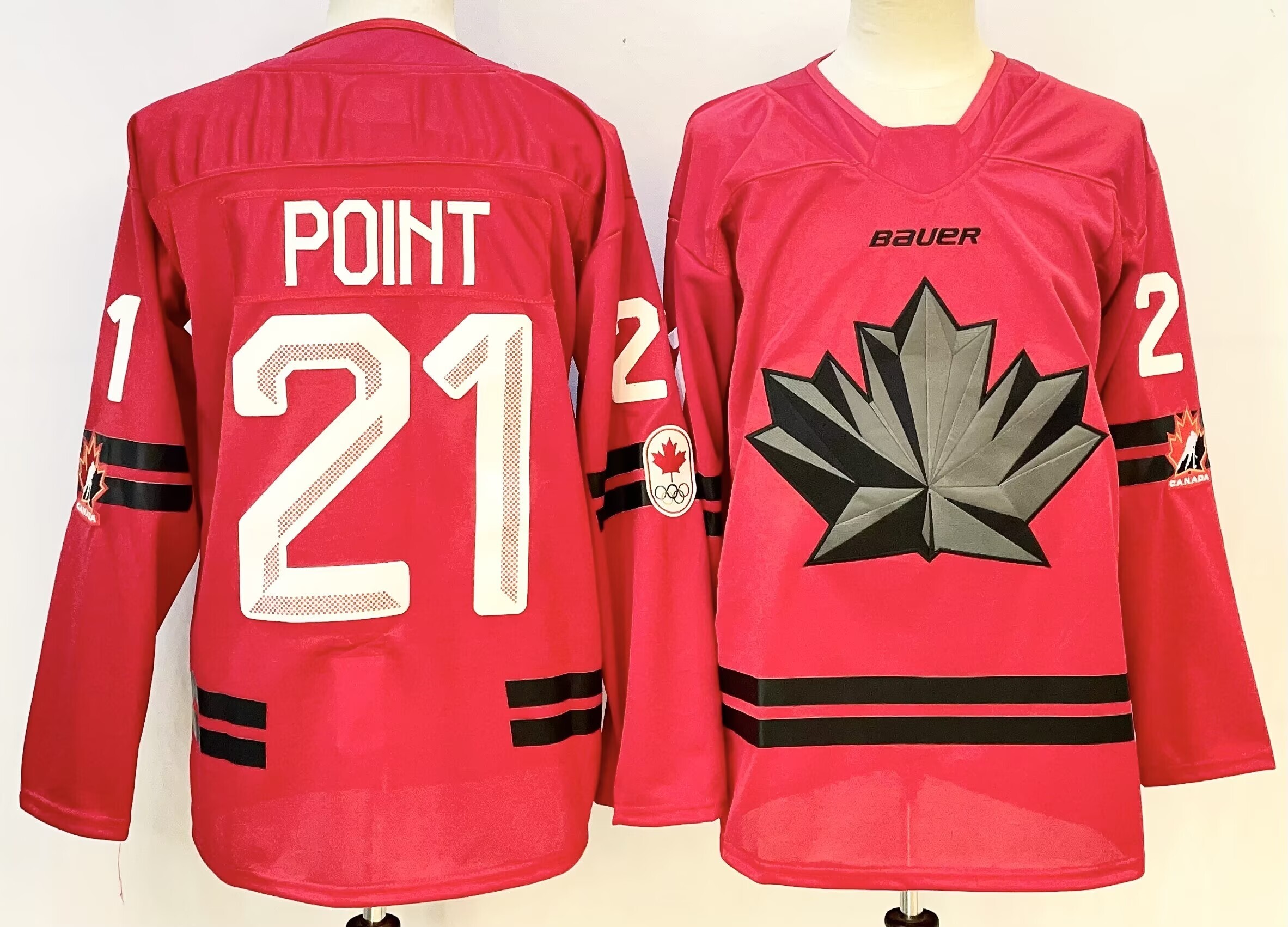 Men Canada Olympic #21 Poiht Red adidas 2026 NHL  jersey
